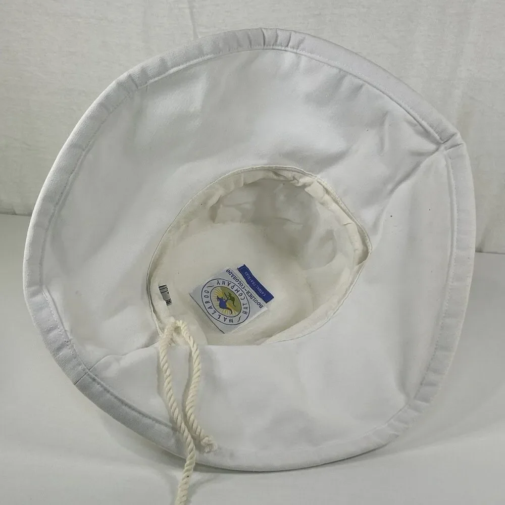 Wallaroo Casual Traveler White Cotton Sun Hat NWT UPF 50